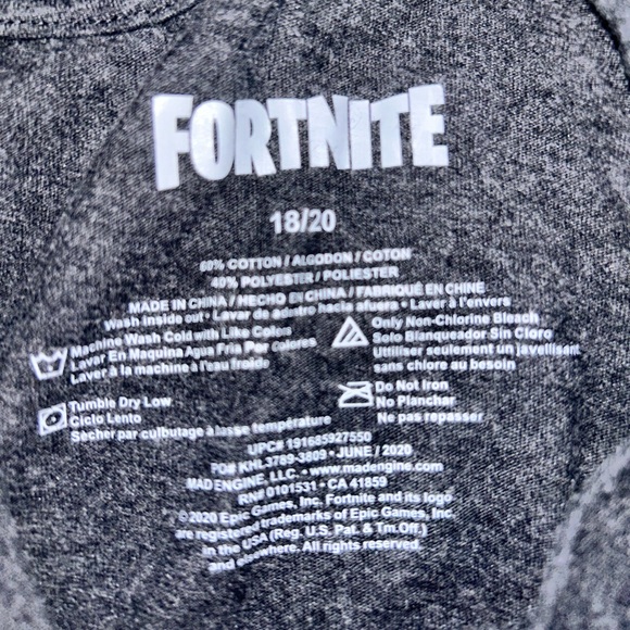 XL Fortnite long sleeve t-shirt - Picture 4 of 4